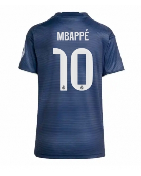 Billige Fotballdrakt Real Madrid Kylian Mbappe #10 Replika Bortedrakt Dame 2025-26 Kortermet Billige Fotballdrakt Real Madrid Kylian Mbappe #10 Replika Bortedrakt Dame 2025-26 Kortermet